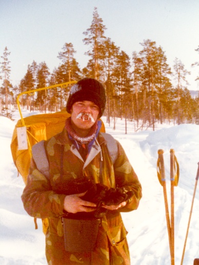 Uusjoella vaelluksella 22.3.1978, Jussi